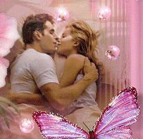 Gif animé amour baiser